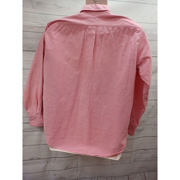 Ralph Lauren Mens Shirt  Sz 4 Pink Oxford Classic Fit Long Sleeve Button Down - Picture 4 of 12